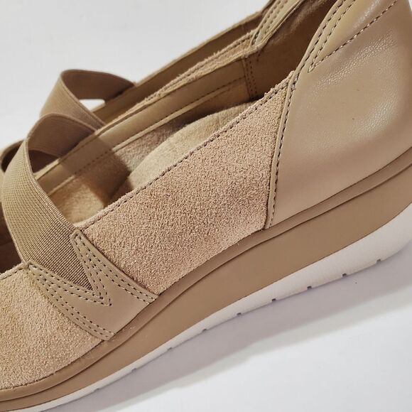 Vionic Womens Suede Neutral Tan Slip-On Mary Janes 9W - Picture 5 of 14